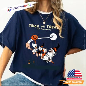 Huey Dewey Louie Trick Or Treat For Halloween Comfort Colors Tee 1