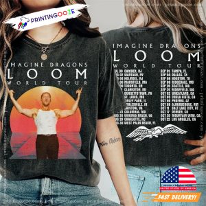 Imagine Dragons Loom Tour Concert 2024 2 Sided Shirt 2