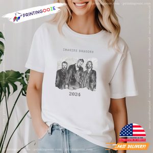 Imagine dragons 2024 Tour graphic shirt 3