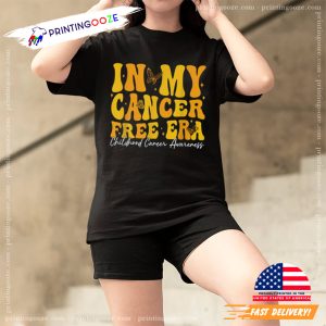 In My Cancer Free Era Childhood Cancer Awareness T Shirt 3