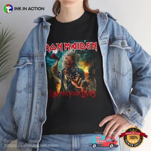 Iron Maiden Run For Your Lives World Tour 2025 T shirt 1