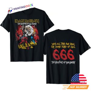 Iron Maiden Was All This For Real 2 Sided Shirt 1