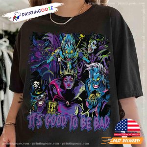 Its Good To Be Bad Disney Villains Comfort Colors Tee 2