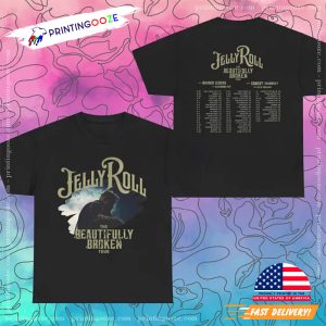 Jelly Roll The Beautifully Broken Tour Fan 2 Sided Shirt 3