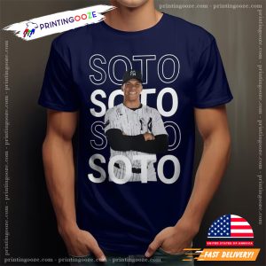 Juan Soto Yankees Baseball Graphic T-shirt 1