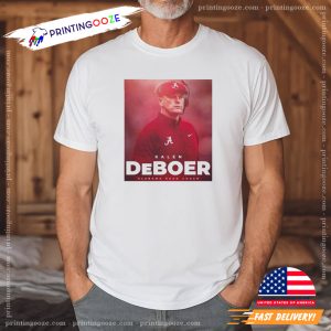 Kalen Deboer Alabama Head Coach Photo T-shirt 1