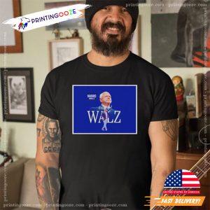 Kamala Harris and Tim coach Walz T Shirt 4