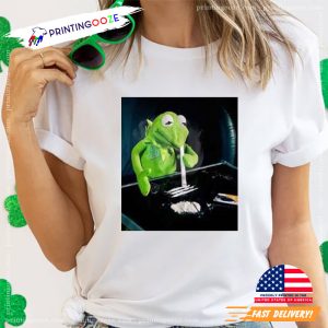 Kermit the Forg Cocaine Drug Hipster Funny Shirt 2