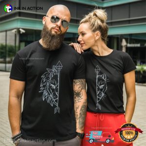 Lions Tattoo Couple Matching T shirt