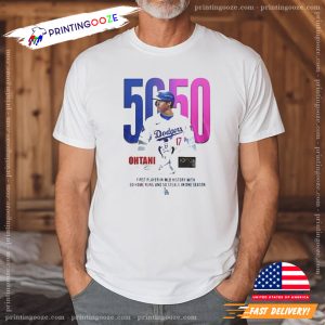 Los Angeles Dodgers Shohei Ohtani Signature Shirt 1