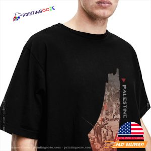 Map Of Palestine T Shirt 3