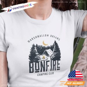 Marshmallow Dreams Bonfire Camping Club Shirt 3