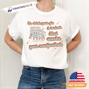 Menorah Funny Hanukah T shirt