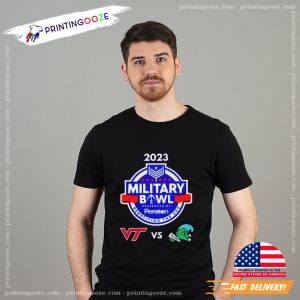 Military Bowl Virginia Tech vs Tulane t shirt 2