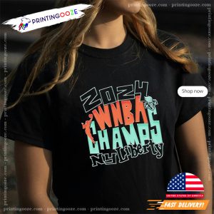 New York Liberty 2024 WNBA Finals Champions T-shirt