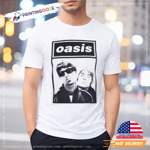 Oasis And Liam Boxed Photo T-shirt 1