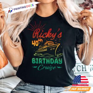 Personalized 40th Birthday Cruise Shirt 2