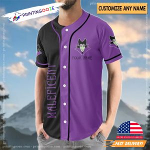 Personalized Maleficent Baseball Jersey 2