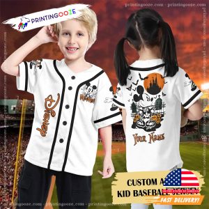 Personalized Mickey Mouse Halloween Baseball Jersey