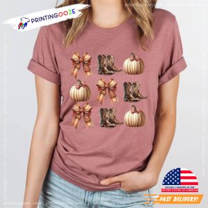 Retro Thanksgiving Colorful Pumpkin T Shirt