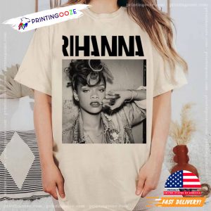 Rihanna 90's Hip Hop Rap Tour Comfort Color Shirt 2