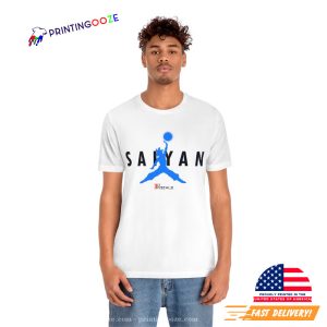 SSJ Blue Goku Jordan Signature Dragon Ball Daima Shirt 3