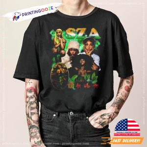 SZA Hip Hop Sexy Portrait Music Shirt 3