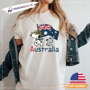 Snoopy Koala Australia Cute T shirt 2