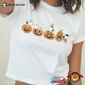 Snoopy Pumpkin Fall Vintage Graphic Tee