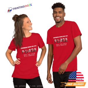 Spartanburg Fashion Week 2024 Purge Movie Shirt 1