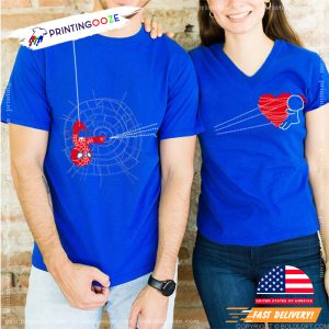 Spider Man Superhero Matching Couple T shirt 1