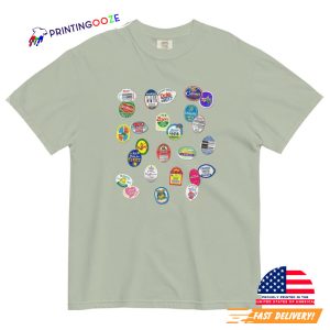 Summer Fruit Sticker Comfort Colors Tee