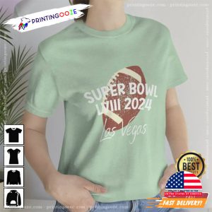 Super Bowl LVIII 2024 Las Vegas FootballTee shirt