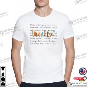 Thankful Fall Season T shirt 3