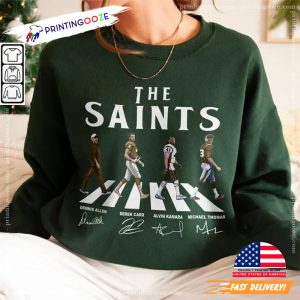 The Saints Walking Abbey Road Signatures Football Shirt