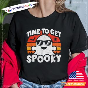 Time To Get Spooky Happy Halloween T Shirt 3