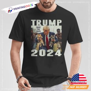 Trump 2024 Save The Cats Saying Debate T Shirt 2