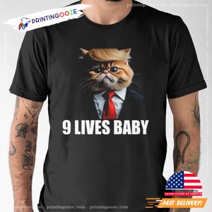 Trump Cat 9 Lives Baby T Shirt 3