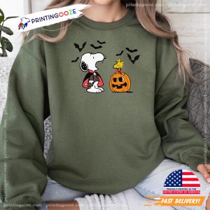 Vampire Snoopy And Cute Fall Bats Shirt 2