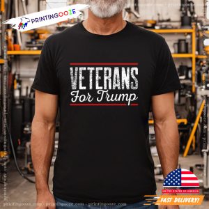 Veterans For Trump, Donald Trump For President 2024 T Shirt