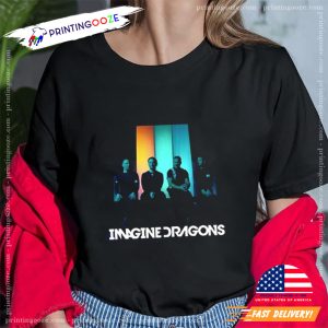 Vintage 90s Imagine Dragons Band Unisex T shirt 4