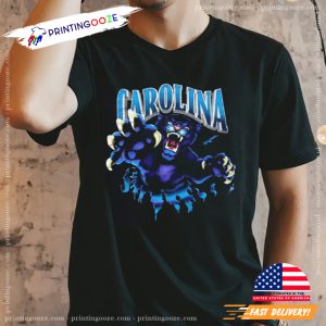 Vintage Carolina Football Mascot Panther T-shirt 1