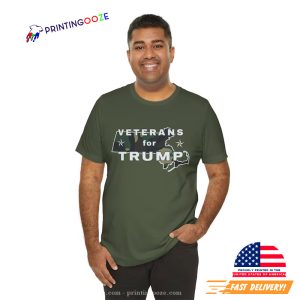 Vintage Veterans for Trump Unisex T shirt 4