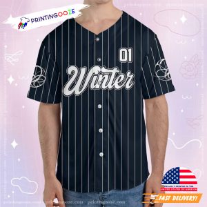 Winter Aespa Armageddon Album Baseball Jersey 2