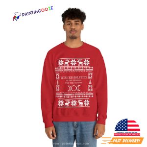 Winter Solstice Is The Reson For The Season Ugly Christmas Shirt 4