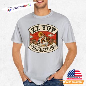 ZZ Top Elevation Tour 2 Sided T shirt 1