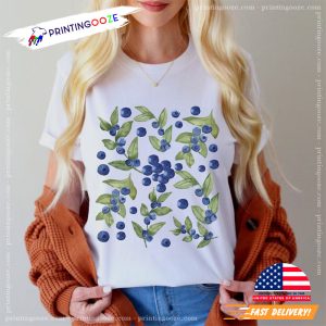 blueberry Summer fruits women shirts 4