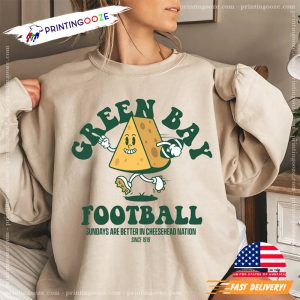 green bay football Sundays Are Better In Cheesehead Nation Shirt 5