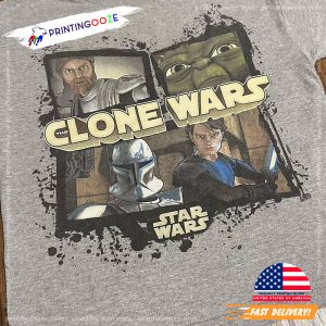 star wars the clone wars Cartoon t shirt 2