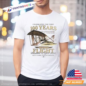 100 Years Of Powered Flight Wright Brothers Day T shirt 2